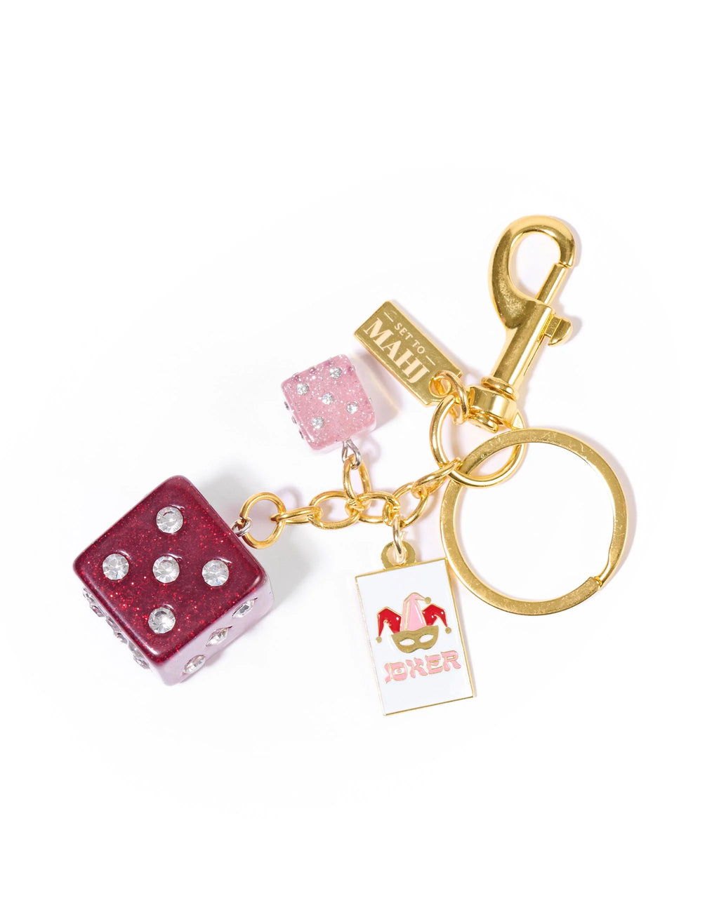 Mahjong Joker Bag Charm / Keychain - image 1