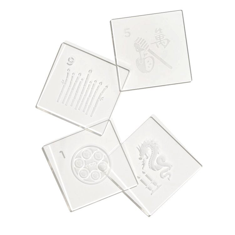 Dot Bam Crack Dragon Acrylic Coasters - image 1